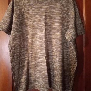 Elisabeth Short Sleeve Space Dyed Top. Size 2X. 100% Cotton. Like new.